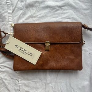Isabelle Brown Crossbody Bag